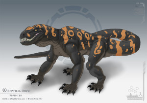 sprinter_G2_Reptilia-Droc_Chris-Trefz_reptiles_sci-fi_space